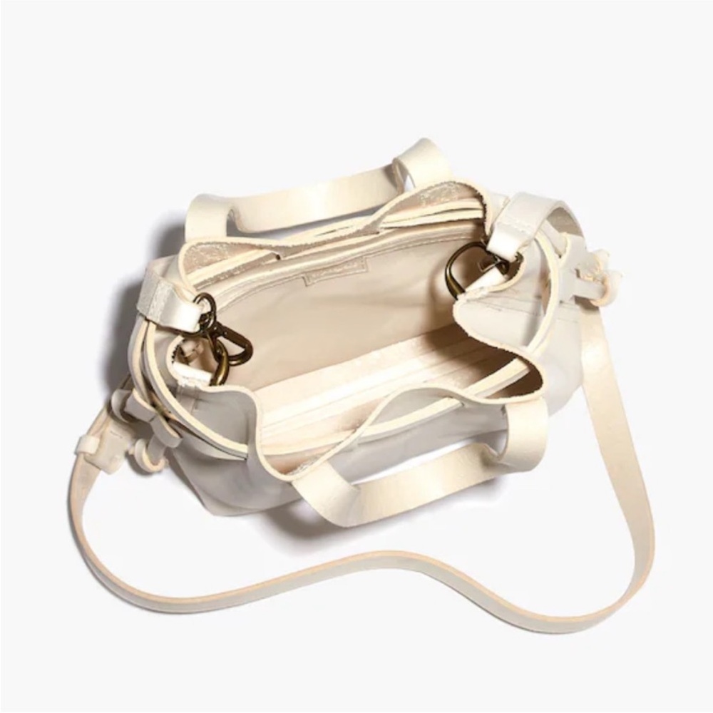 Madewell Elegant Cream leather Shoulder Bag NWT - Picture 10 of 10